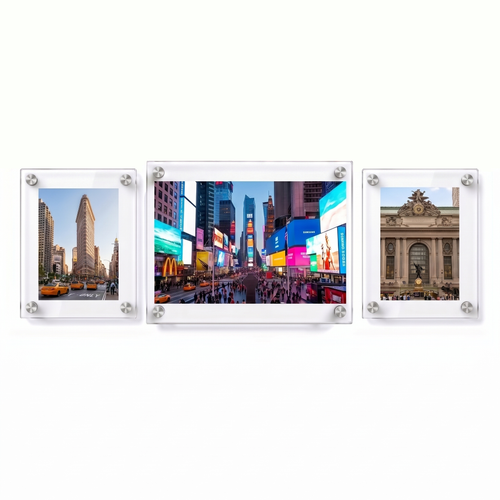 Floating Acrylic Gallery Wall Frame Set with 1
