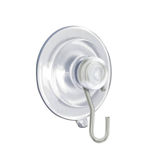 Suction Cup with Hook 1.75" Diameter, 20-Pack