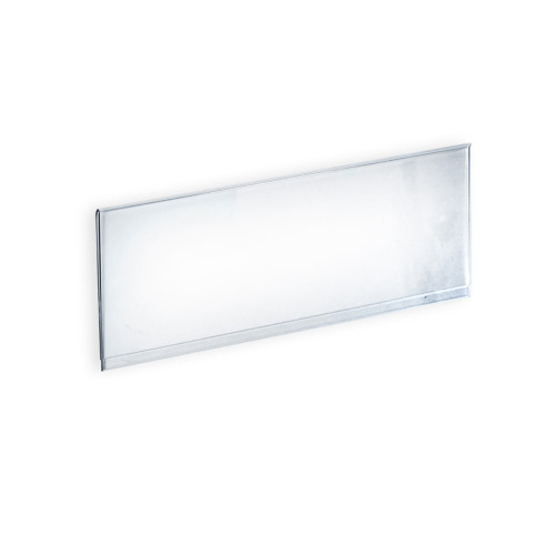 Clear Acrylic Header Sign Holder- Insert Your Own Graphic 16"W x 6"H