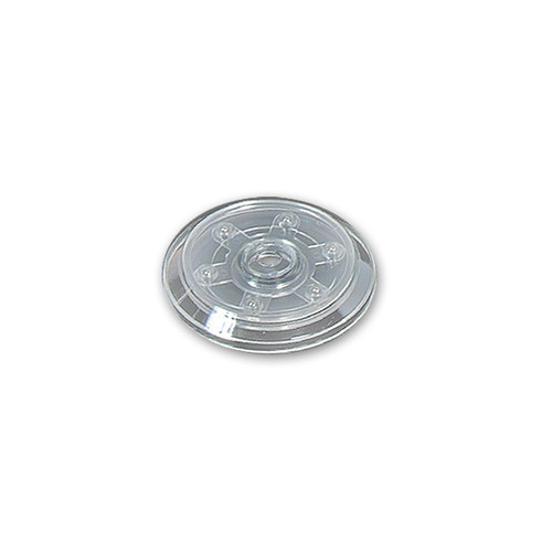 5" Wide Revolving Display Base-SLOPED CLEAR, 10-Pack