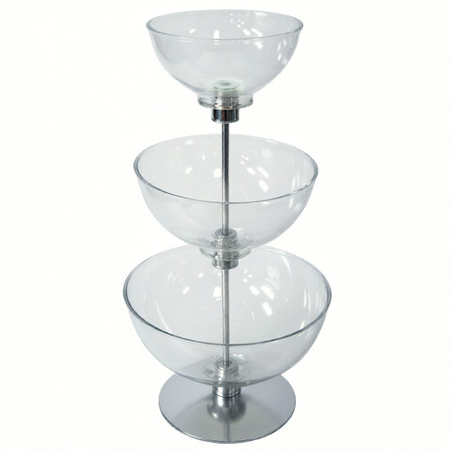 Three-Tier 8", 10", & 12" Bowl Counter Display