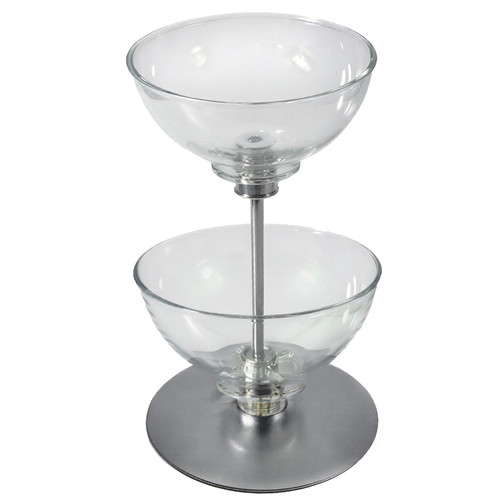 Two-Tier 8" & 8" Bowl Counter Display