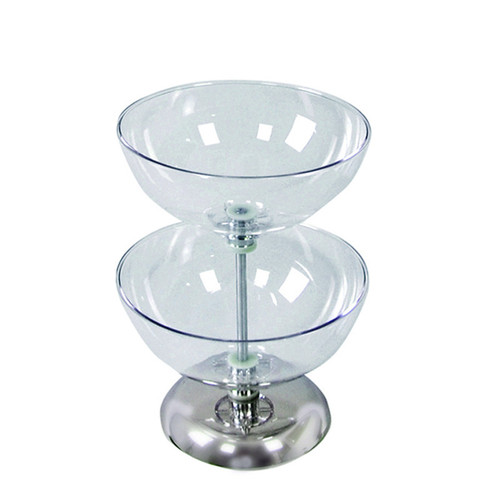 Two-Tier 12" & 12" Bowl Counter Display