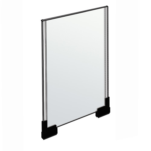 Two-Sided Large Acrylic Sign Holder With Magnetic Boots 17