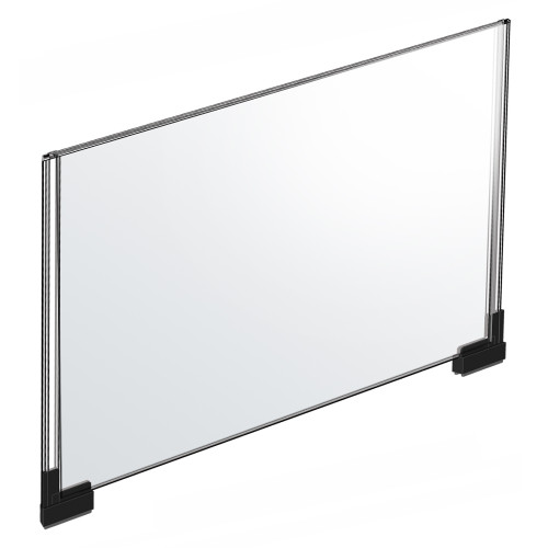 Two-Sided Large Acrylic Sign Holder With Magnetic Boots 36