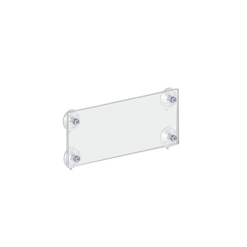 CLOSEOUT: LIGHTLY SCRATCHED 8.5"W x 5.5"H Sign Frame with suction cups, 10-Pack