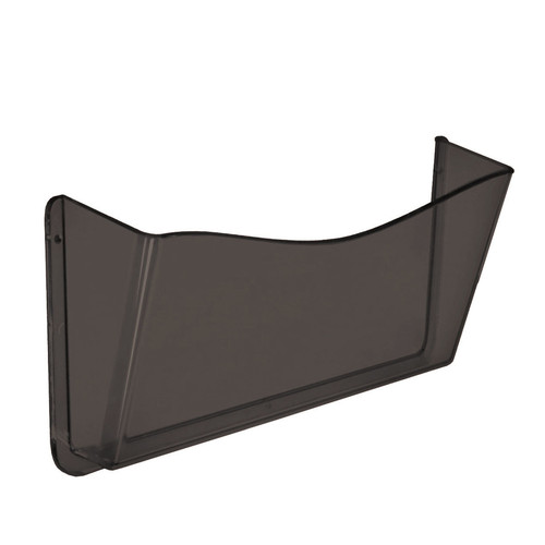 Dark Gray/Smoke Colored Single Pocket Wall File with Double Sided