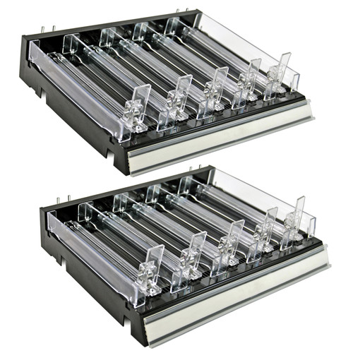 Azar Displays 225830-TALL-BLK Adjustable Tall Divider Bin Cosmetic
