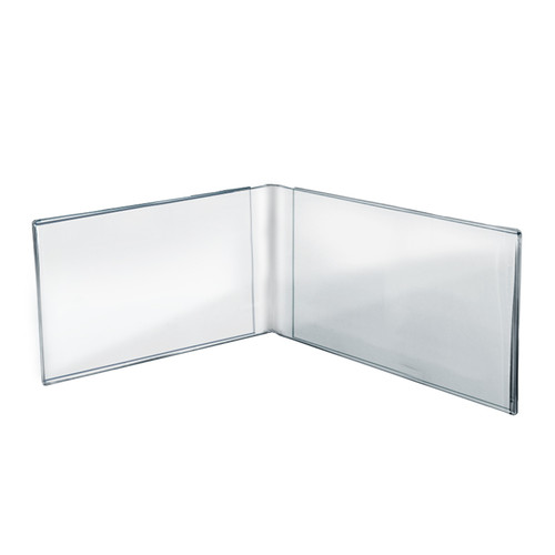 Clear Acrylic Double Photo Holder, Side by Side Dual Frame , Size Clear Acrylic Double Photo Holder, Side by Side Dual Frame , Size