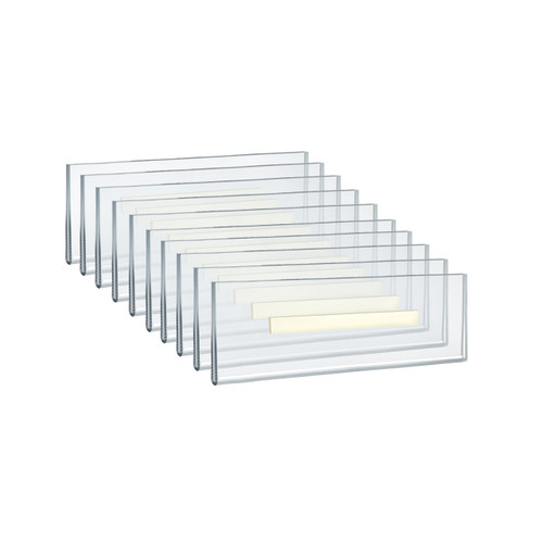 Self Adhesive Tape Clear Acrylic Wall Sign Holder Frame 11