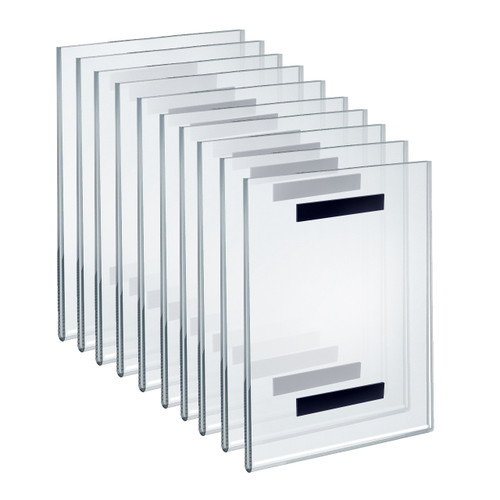 FixtureDisplays 1PK 8.5 X 11 Clear Acrylic Sign Holder For