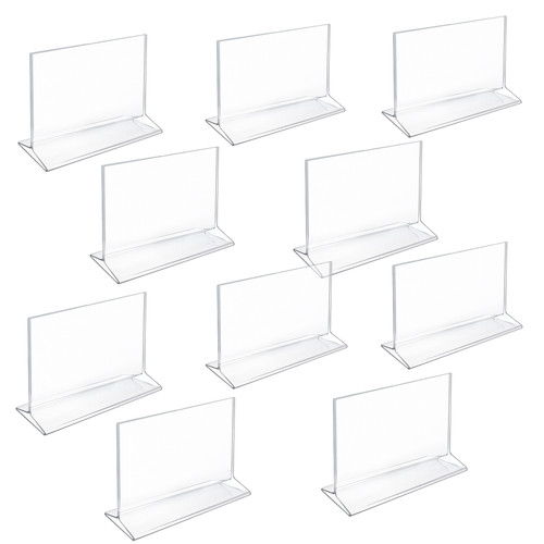 Yakri A3 Clear Acrylic Sign Poster Holder,Plastic Lucite Wall Mounted  Picture Frames,Vertical or Landscape Display,3+5mm Thickness (Pack of 5  Units)