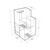 Two-Tier, Two-Pocket Trifold Brochure Holder, 2-Pack