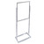 Poster Stand on Wide Base in SILVER