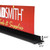 Double T-Sign Holder 0.875" x 0.82" H Black (7.875" length)
