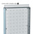 Revolving 8"W x 20.625"H Pegboard Counter Display