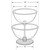 Two-Tier 12" & 14" Bowl Counter Display