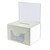 White Extra Large Lottery Box with Pocket, Lock and Keys