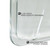 Clear Plastic Wall Mount File Holder with Magnets, 4-Pack