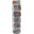 48 Pocket, Two-Sided Revolving 16"W x 60"H Pegboard Brochure Floor Display Kit