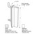 Two-Sided Acrylic Sign Holder with Pegboard Grippers 11"W x 8.5"H, 10-Pack