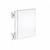 Two-Sided Acrylic Sign Holder with Suction Cup Grippers 5.5"W x 8.5"H, 10-Pack