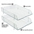 4 Stackable Clear Lett
