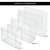 Clear Acrylic Desk File Holder- Small, 4-Pack