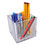 Cube Pencil Holder with Divider 5"W x 5"D x 5"H, 2-Pack