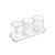 Three Cup Acrylic Deluxe Holder