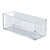 10" wide x 4" high Deluxe Clear Acrylic Rectangle Bin for Counter, 4-Pack