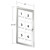 Medium Enclosed Magnetic Message Board w/ Lock & Key