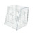 CLOSEOUT: Acrylic Food Display Case with Front and Back Spring-Hinged Doors and Two Trays