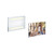 Clear Acrylic Wall Artwork and Photo Frame with Tape 6" W x 4" H - Landscape/Horizontal, 2-Pack, GIFT SHOP