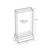 The Imperial Collection: Acrylic Block Frame on Acrylic Base, 5"W X 7"H
