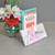 Small Clear Acrylic Desk File Holder for Books, Magazine, Folders and Mail, 4-Pack