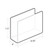 Clear Acrylic Desk File Holder, Large, 4-Pack