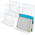 Clear Acrylic Desk File Holder, Large, 4-Pack