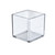 5" Deluxe Clear Acrylic Square Cube Bin for Counter, 2-Pack, GIFT SHOP