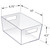Medium Organizer Storage Tote Bin with Handle 10"W x 6.75"D x 4.5", 4-Pack , GIFT SHOP