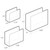 Clear Acrylic Desk File and Mail Holder, Set of 3