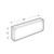 Acrylic Magnetic Photo Frame Block 3" x 8" Vertical/Horizontal