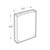 Clear Acrylic Magnetic Photo Frame Block 8.5" x 5.5" Vertical/Horizontal, GIFT SHOP