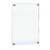 Floating Styrene Wall Frame with Rounded Edges, Silver Stand Off Caps: 22" x 28" Graphic Size, Overall Frame Size: 23.5"W x 31.5''H, GIFT SHOP