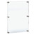 Floating Acrylic Wall Frame with Silver Stand Off Caps: 24" x 36" Graphic Size, Overall Frame Size: 28" x 40", GIFT SHOP