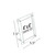 Beveled Edge L-Frame Acrylic Photo Frame 4"W X 6"H