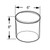 Clear Acrylic Cylinder 6"W x 8"H