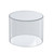 Clear Acrylic Cylinder, Plastic Round Container and Riser, 8"W x 8"H, GIFT SHOP