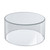 Clear Acrylic Cylinder, Plastic Round Container and Riser, 10"W x 6"H, GIFT SHOP