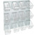 12 Mini Bucket Peg Wall Accessory Organizer Kit Pegboard Panel